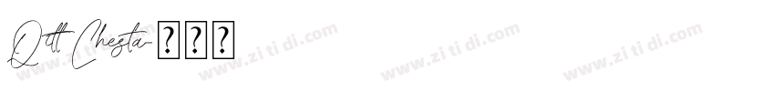 Qitt Chesta字体转换